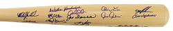 2000 New York Yankees World Champions Team-Signed Cooperstown Bat with Derek Jeter and Mariano Rivera - JSA