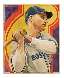 1936 R327 Diamond Stars Gene Moore Unissued Card Original Artwork