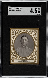 1909 T204 Ramly Tobacco Jiggs Donahue SGC VG/EX+ 4.5 - T.T.T. Advertisement