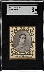 1909 T204 Ramly Tobacco Mike Donlin SGC VG 3 - T.T.T. Advertisement