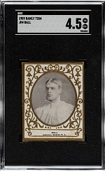 1909 T204 Ramly Tobacco Jim Ball SGC VG/EX+ 4.5