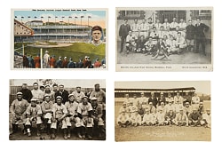 Circa 1900s to 1930s Baseball Team and Stadium Postcard Collection (54)