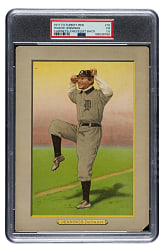 1911 T3 Turkey Red #18 Hughie Jennings PSA FAIR 1.5