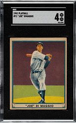 1941 R336 Play Ball #71 Joe DiMaggio SGC VG/EX 4