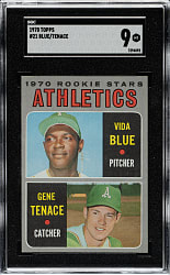 1970 Topps #21 Vida Blue Rookie SGC MINT 9 - 1 of 2 - Highest Graded!