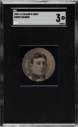 1909-1911 E254 Colgan's Chips Honus Wagner SGC VG 3