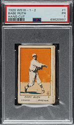 1920 W516-1-2 #1 Babe Ruth PSA POOR 1
