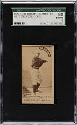 1887 N172 Old Judge George Gore SGC EX/NM 80