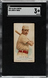 1888 N28 Allen & Ginter John Ward SGC VG 3