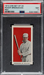 1910 E98 Anonymous "Set of 30" Roger Bresnahan PSA NM 7