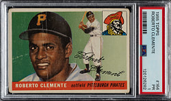 1955 Topps #164 Roberto Clemente Rookie PSA POOR 1