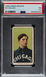 1909-1911 T206 White Border Ed Walsh PSA FAIR 1.5 - Brown Hindu Back