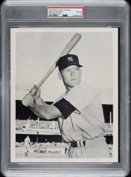 1957 New York Yankees Picture Pack Mickey Mantle PSA GOOD 2