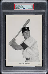 1951 Wheaties Premium Photos #G Mickey Mantle PSA EX 5
