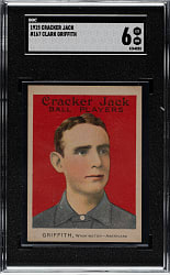 1915 E145 Cracker Jack #167 Clark Griffith SGC EX/NM 6