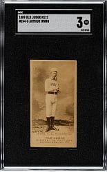 1889 N172 Old Judge Arthur Irwin SGC VG 3