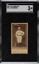 1887 N172 Old Judge Joe Hornung SGC VG 3