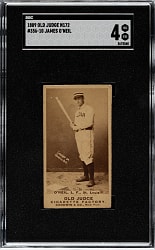 1889 N172 Old Judge James "Tip" O'Neill SGC VG/EX 4