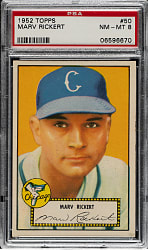 1952 Topps #50 Marv Rickert PSA NM-MT 8