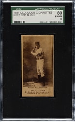 1889 N172 Old Judge Ned Bligh SGC EX/NM 80
