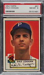 1952 Topps #87 Dale Coogan PSA NM-MT 8