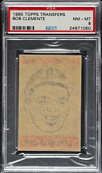 1965 Topps Transfers Roberto Clemente PSA NM-MT 8