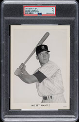 1951 Wheaties Premium Photos #G Mickey Mantle PSA VG 3