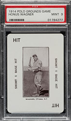 1914 WG4 Polo Grounds Game Honus Wagner PSA MINT 9