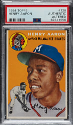 1954 Topps #128 Hank Aaron Rookie PSA Authentic