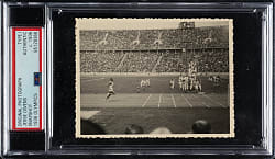 Circa 1936 Summer Olympics Jesse Owens Original Snapshot Photograph PSA/DNA Type I