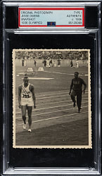 Circa 1936 Summer Olympics Jesse Owens Original Photograph PSA/DNA Type I