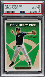 1993 Topps Gold #98 Derek Jeter Rookie PSA GEM MINT 10