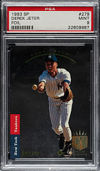 1993 Upper Deck SP Foil #279 Derek Jeter Rookie PSA MINT 9