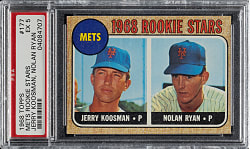 1968 Topps #177 Nolan Ryan Rookie PSA EX 5