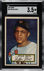 1952 Topps #261 Willie Mays SGC VG+ 3.5