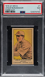 1920-1921 W514 #7 Leslie Nunamaker PSA NM 7
