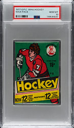 1977-1978 O-Pee-Chee WHA Hockey Unopened Wax Pack PSA GEM MINT 10