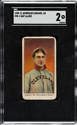 1909-1911 E90-1 American Caramel Nap Lajoie SGC GOOD 2