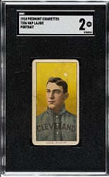 1909-1911 T206 White Border Nap Lajoie Portrait SGC GOOD 2
