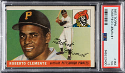 1955 Topps #164 Roberto Clemente Rookie PSA VG 3