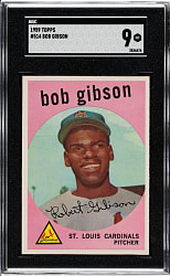 1959 Topps #514 Bob Gibson Rookie SGC MINT 9