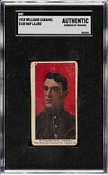 1910 E103 Williams Caramel Nap Lajoie SGC Authentic
