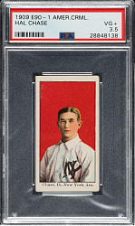 1909-1911 E90-1 American Caramel Hal Chase PSA VG+ 3.5