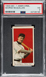 1909-1911 E90-1 American Caramel George McQuillan PSA VG 3