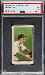 1909-1911 E90-1 American Caramel Red Dooin PSA EX 5