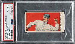 1909-1911 E90-1 American Caramel Willie Keeler Throwing PSA VG-EX 4