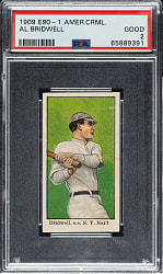 1909-1911 E90-1 American Caramel Al Bridwell PSA GOOD 2