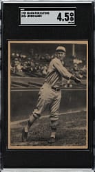 1929 R316 Kashin Publications Jesse Haines SGC VG/EX+ 4.5 - Key Rarity!