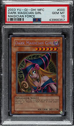 2003 Yu-Gi-Oh! Magician's Force #000 Dark Magician Girl Secret Rare Holographic PSA GEM MINT 10