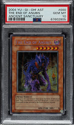2004 Yu-Gi-Oh! Ancient Sanctuary #000 The End of Anubis Secret Rare Holographic PSA GEM MINT 10 - 1 of 1 Highest Graded!
